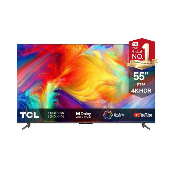 55インチ 4K AndroidTV TCL 55P8S TCL P735 4K UHD Google TV With Dolby Atmos, 55 Inch