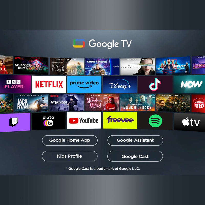 TCL P8K 55" QLED TV 4K 144Hz VRR HDR 10+ Onkyo Sound Game Master - TCL