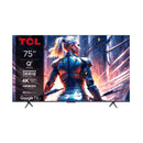 TCL 75T8B 4K 144HZ QLED TV with Google TV and Game Master Pro 3.0