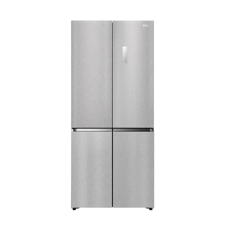 TCL C810CDSS Four Doors Twin Eco Inverter ثلاجة اربع ابواب 26 قدم انفيرتر بخاخ ستيل فاتح - TCL