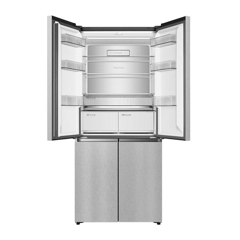 TCL C810CDSS Four Doors Twin Eco Inverter ثلاجة اربع ابواب 26 قدم انفيرتر بخاخ ستيل فاتح - TCL
