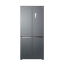TCL C810CDGG Four Doors Twin Eco Inverter ثلاجة اربع ابواب 26 قدم انفيرتر بخاخ ستيل غامق - TCL