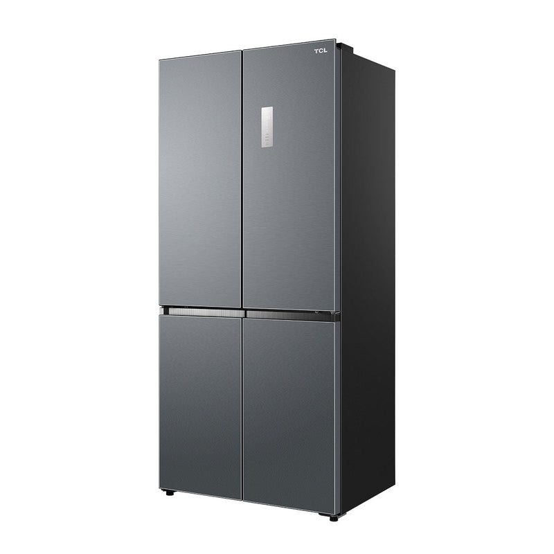 TCL C810CDGG Four Doors Twin Eco Inverter ثلاجة اربع ابواب 26 قدم انفيرتر بخاخ ستيل غامق - TCL