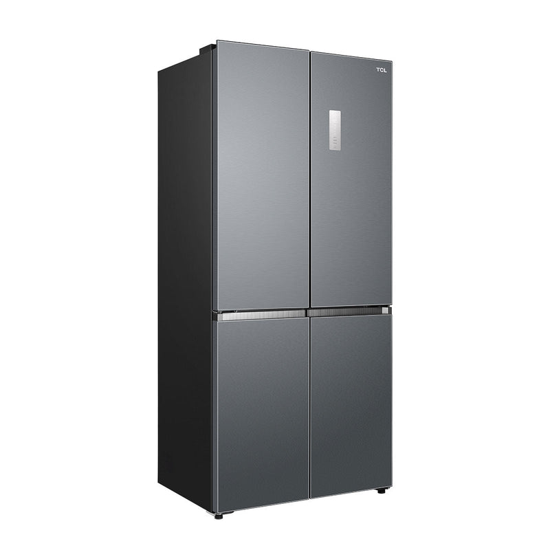 TCL C810CDGG Four Doors Twin Eco Inverter ثلاجة اربع ابواب 26 قدم انفيرتر بخاخ ستيل غامق - TCL