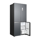 TCL C810CDGG Four Doors Twin Eco Inverter ثلاجة اربع ابواب 26 قدم انفيرتر بخاخ ستيل غامق - TCL