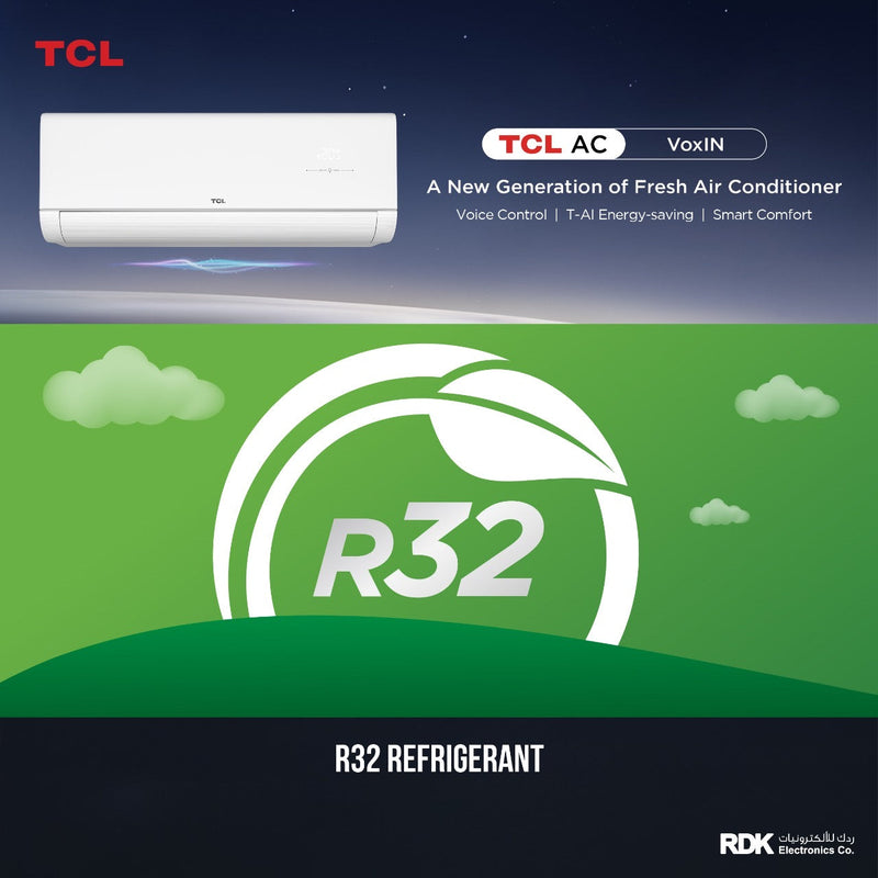 TCL TAC-24CHSD/MAX  VoxIN 2 ton T3 ربط ذكي انفيرتر 6 مراحل تحكم وتحويل تلقائي سوبر استوائي  Inverter - TCL
