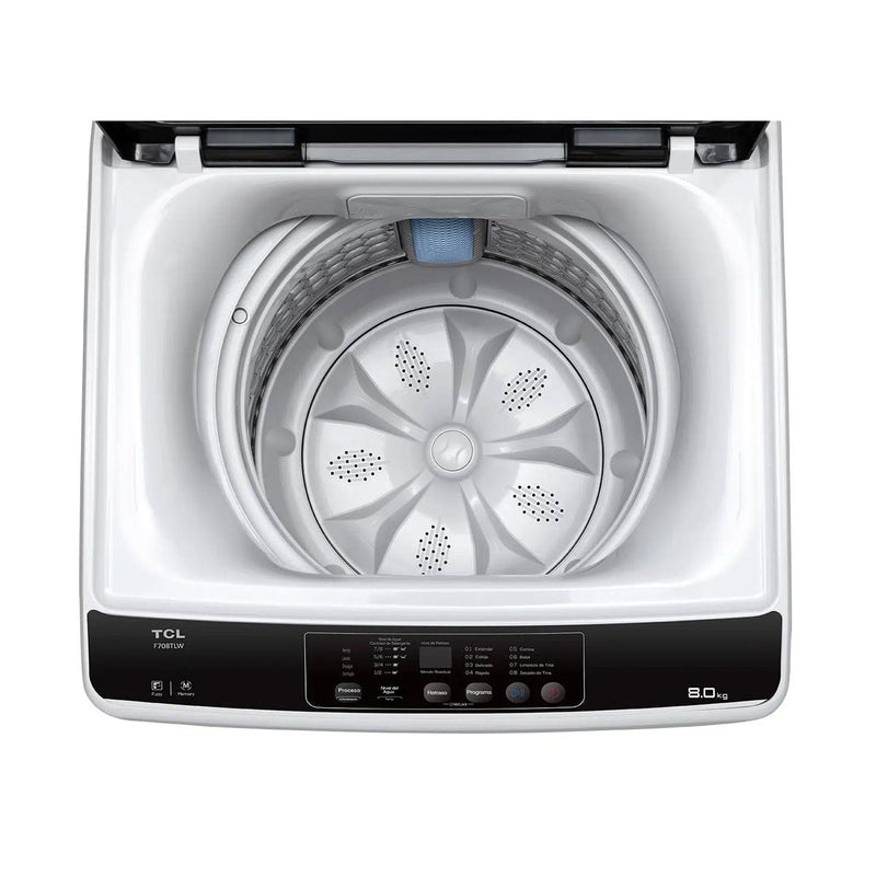 TCL F708TLW Top Load Washer 8Kg غسالة ملابس تعبئة علوية