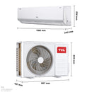TCL TAC-36CHSA/KS ربط ذكي انفيرتر تحكم بالامبير Inverter جداري 3 طن - TCL