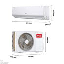 TCL TAC-12CHSA/KCI  ربط ذكي انفيرتر تحكم بالأمبير Inverter جداري 1 طن - TCL