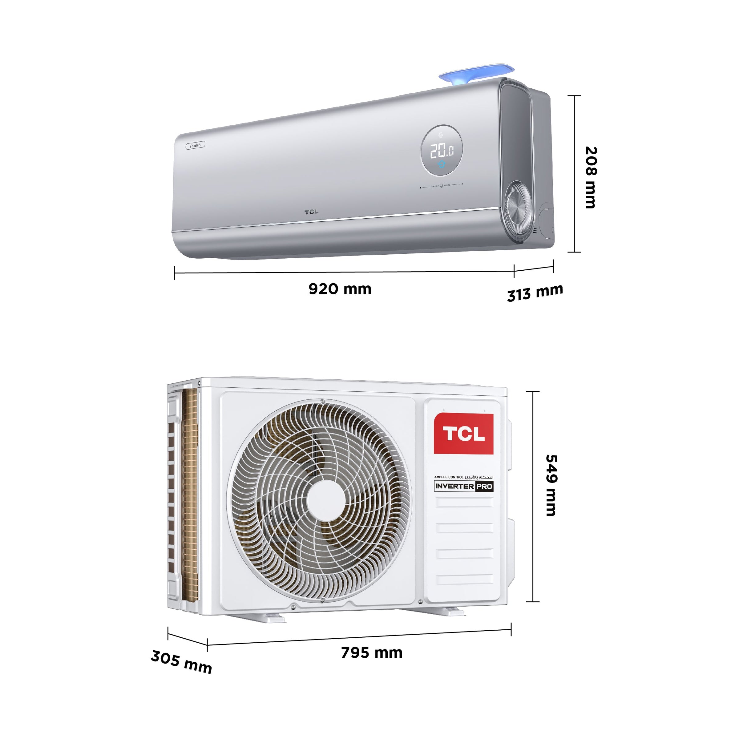 TCL Inverter Air Conditioner 1 ton