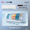 TCL TAC-18CHSA/TPB BreezeIN T3 1.5 ton ربط ذكي انفيرتر 6 مراحل تحكم وتحويل تلقائي Inverter سبلت - TCL